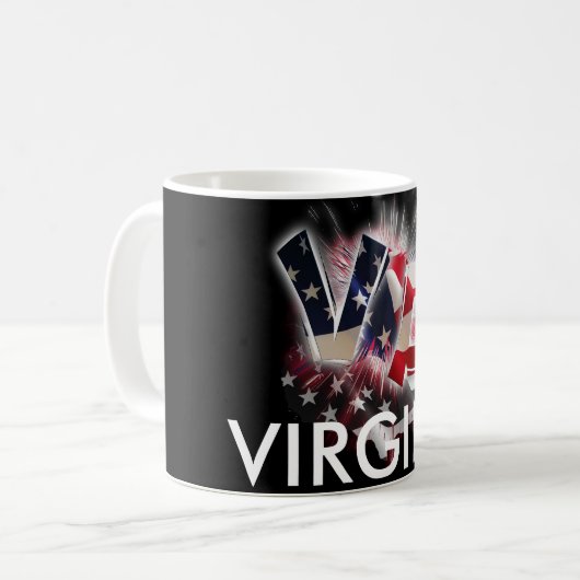 VIRGINIA KAFFEETASSE (Vorderseite Links)
