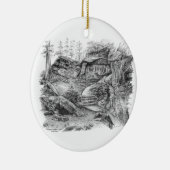 Virginia Kendall Ledges Trail (CVNP) Keramik Ornament (Rechts)