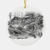 Virginia Kendall Ledges Trail (CVNP) Keramik Ornament (Vorne)