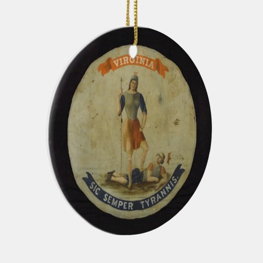 VIRGINIA!!! KERAMIKORNAMENT (Rechts)