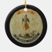 VIRGINIA!!! KERAMIKORNAMENT (Hinten)