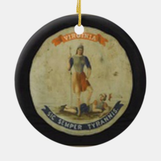 VIRGINIA!!! KERAMIKORNAMENT (Hinten)