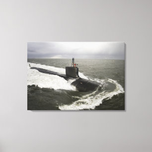 Virginia-klasseangriffsunterseeboot Leinwanddruck