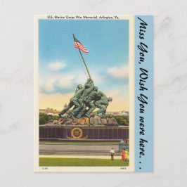 Virginia, Kriegsdenkmal, Arlington Postkarte