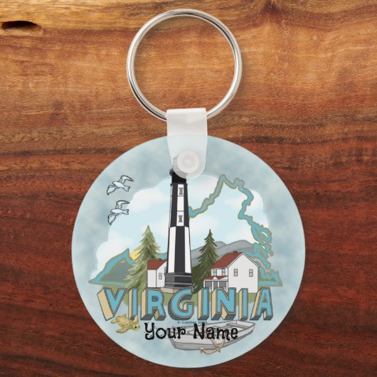 Virginia Lighthouse Schlüsselanhänger (Vorderseite)