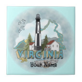 Virginia Lighthouse Tile Fliese (Vorderseite)