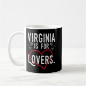 Virginia Lovers Cool Virginia is 4 Lovers Gift pri Kaffeetasse (Links)