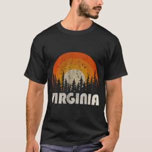 Virginia - lustige Natur Vintage-Wandern 60er 70er T-Shirt