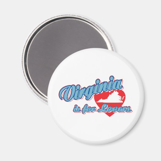 Virginia Magnet (Vorderseite/Rückseite)