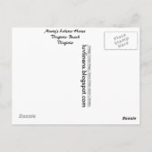 Virginia, Marty's Lobster House, Virginia Beach Postkarte (Rückseite)