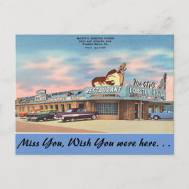 Virginia, Marty's Lobster House, Virginia Beach Postkarte