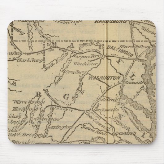 Virginia, Maryland, Delaware Mousepad (Vorne)