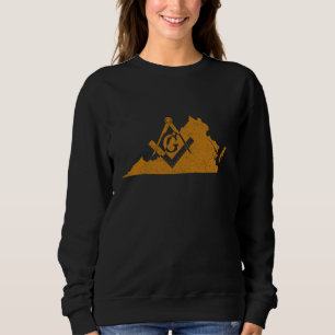 Virginia Masons Grand Lodge AF&AM Freemason Vater Sweatshirt