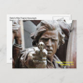 Virginia Monument, Postkarte von Gettysburg (Vorne/Hinten)
