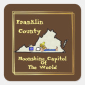 Virginia Moonshine Stickers (Vorderseite)