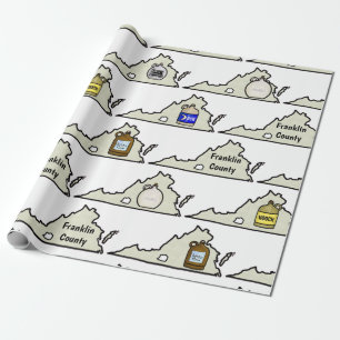 Virginia Moonshine Wrapping Paper Geschenkpapier