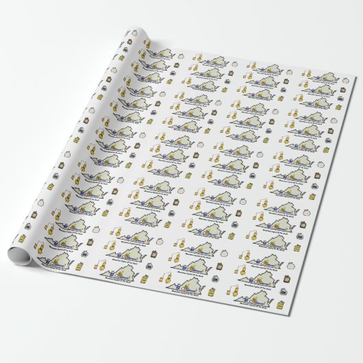 Virginia Moonshine Wrapping Paper Ver. 2 Geschenkpapier (Ungerollt)