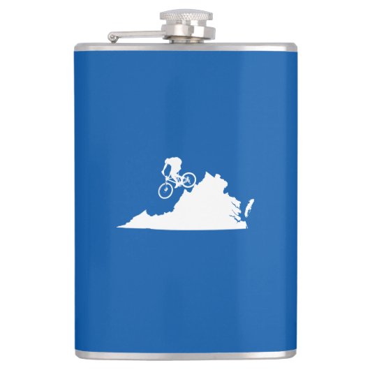 Virginia Mountain Biking Flachmann (Vorderseite)