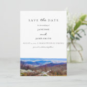Virginia Mountains Save the Date (Stehend Vorderseite)