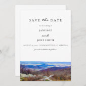 Virginia Mountains Save the Date (Vorne/Hinten)