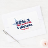 Virginia My Zuhause Staat Sticker (Umschlag)
