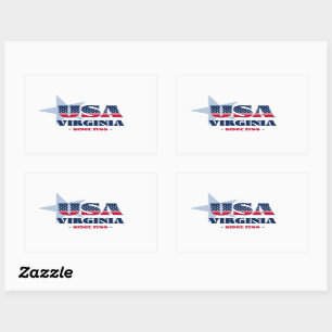 Virginia My Zuhause Staat Sticker