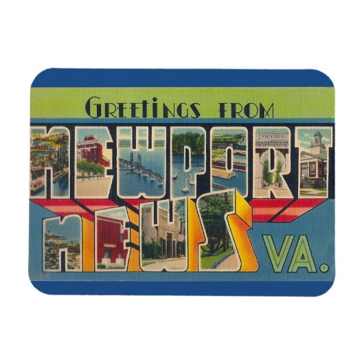 Virginia, Newport News Magnet (Horizontal)