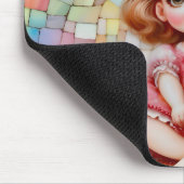 VIRGINIA ~ Niedliches junges Mädchen ~ Mousepad (Ecke)