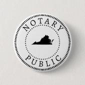 Virginia Notary Public Button (Vorderseite)
