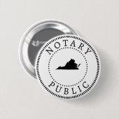 Virginia Notary Public Button (Vorne & Hinten)