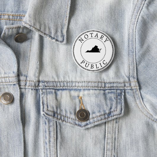 Virginia Notary Public Button (Beispiel)