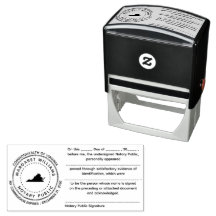 Virginia Notary Public Recognition Briefmarke
