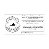 Virginia Notary Public Recognition Briefmarke Permastempel (Design)