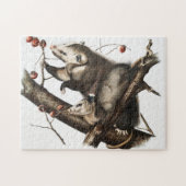 Virginia Opossum Didelphis Virginia Illustration Puzzle (Horizontal)