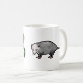Virginia-Opossum Kaffeetasse (VorderseiteRechts)