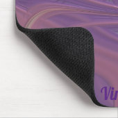 VIRGINIA ~ Pink Mauve and Lavendel Design Mousepad (Ecke)