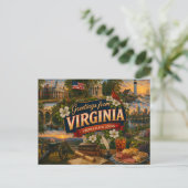 Virginia Postcard Postkarte (Stehend Vorderseite)