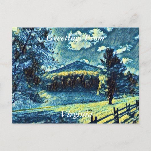 Virginia Postcard Postkarte (Vorderseite)