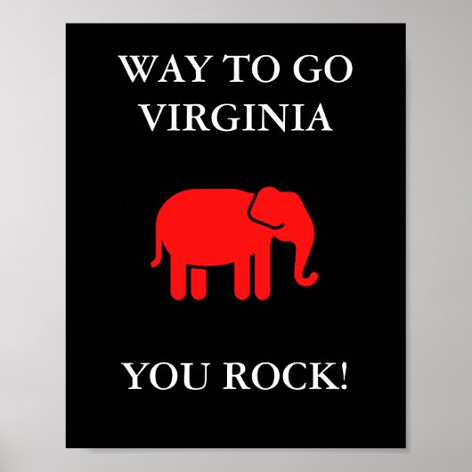VIRGINIA POSTER (Vorne)