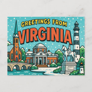VIRGINIA Postkarte