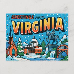 VIRGINIA Postkarte