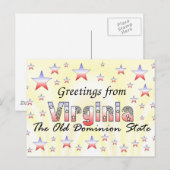 Virginia Postkarte (Vorne/Hinten)