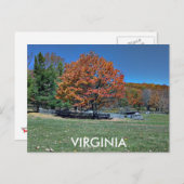 VIRGINIA POSTKARTE (Vorne/Hinten)