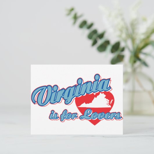Virginia Postkarte (Stehend Vorderseite)