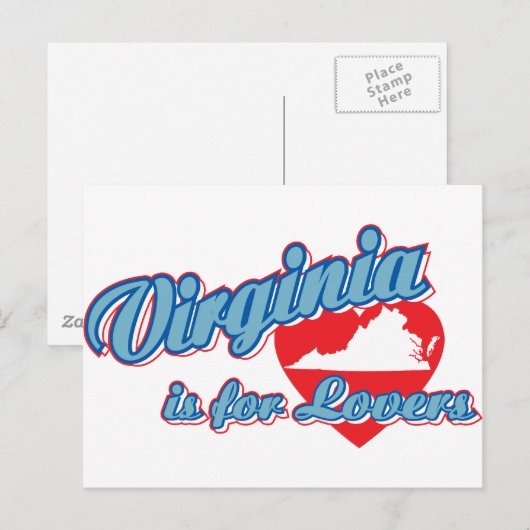 Virginia Postkarte (Vorne/Hinten)