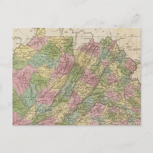 Virginia Postkarte (Vorderseite)