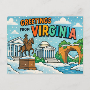 VIRGINIA Postkarte