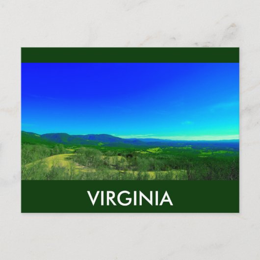 VIRGINIA POSTKARTE (Vorderseite)