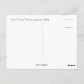Virginia Postkarte (Rückseite)