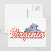 Virginia Postkarte (Vorne/Hinten)
